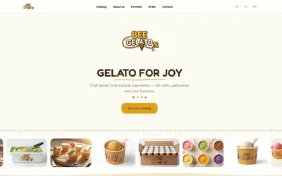 Bee Gelato: Craft gelato, B2B