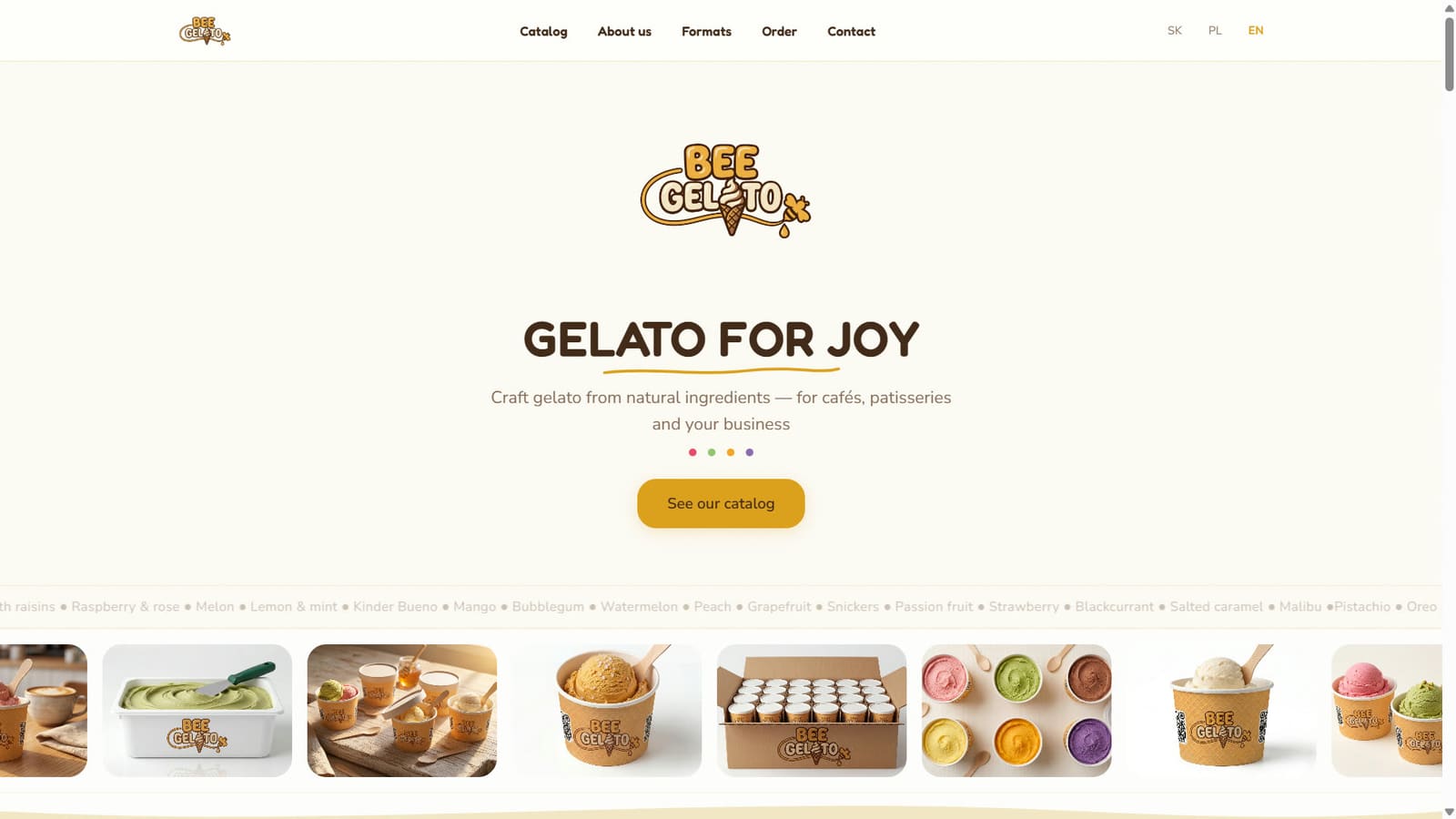 Bee Gelato — marka lodów